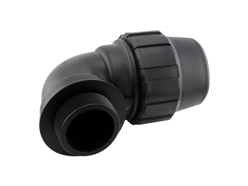 CODO FITTING 90º MACHO 63MM - 2" POLIETILENO