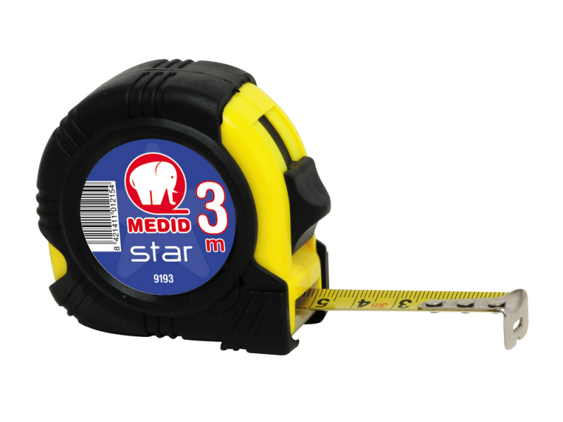 FLEXOMETRO 3 M X 13 MM CON FRENO BIMATERIAL