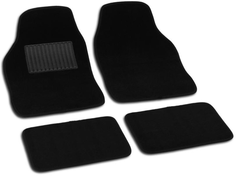 JUEGO 4 ALFOMBRAS MOQUETA UNIVERSAL NEGRO SOFT DELANTERAS 64 X 43 CM // TRASERAS 41 X 29 CM