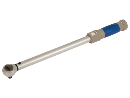 LLAVE DINAMOMETRICA DE DISPARO AJUSTABLE DE 1/2" CON CABEZA FIJA DE CARRACA 25 - 125 NM