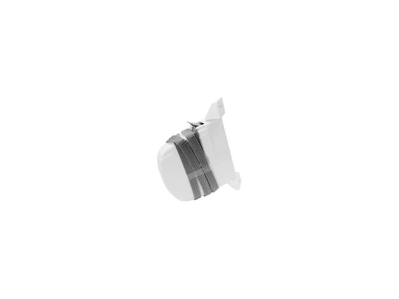 RECOGEDOR MINI ABATIBLE BLANCO CINTA 14MM GRIS