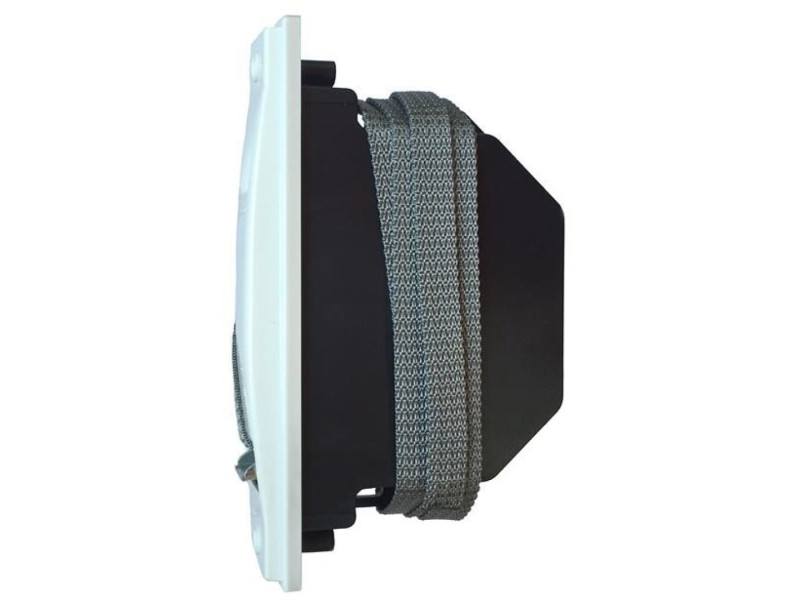 RECOGEDOR COMPACTO BLANCO CINTA 14 MM ESTRECHA GRIS