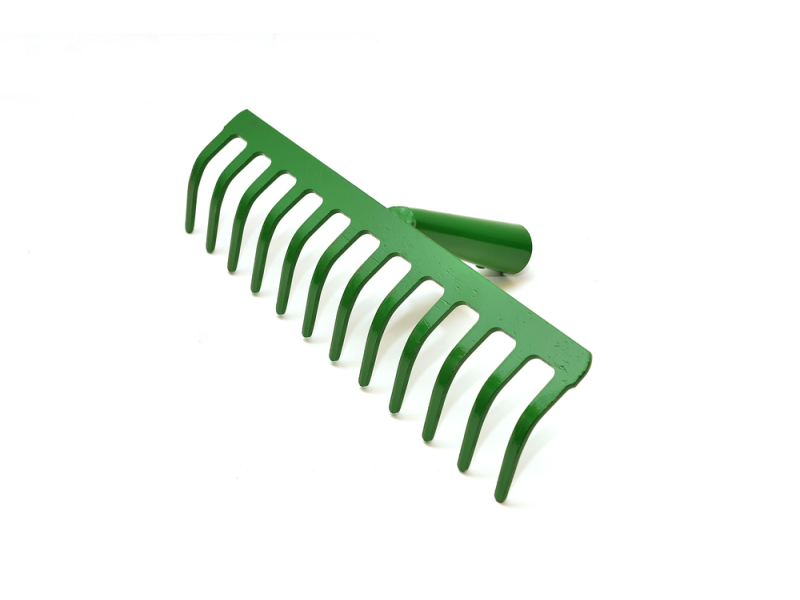 RASTRILLO JARDIN 12 DIENTES SIN MANGO