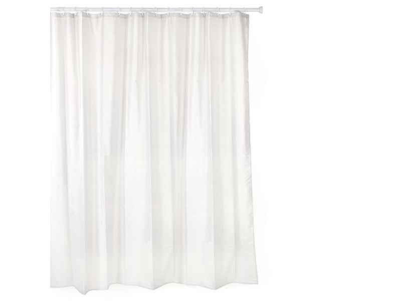 CORTINA BAÑO 180 X 200 CM BLANCO