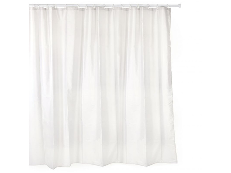 CORTINA BAÑO 220 X 200 CM BLACO