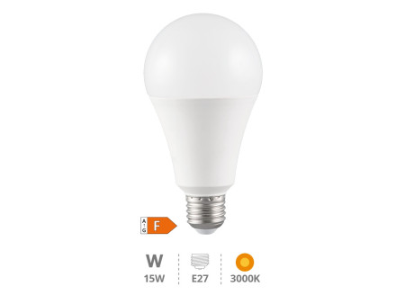 BOMBILLA LED ESTANDAR A60 15W E27 3000K