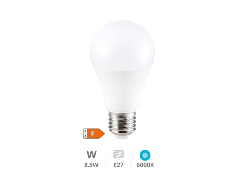 BOMBILLA LED ESTANDAR A60 8.5W E27 6000K