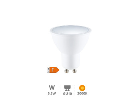 LAMPARA LED DICROICA 5.5W GU10 3000K