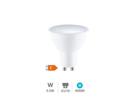 LAMPARA LED DICROICA 5.5W GU10 6000K