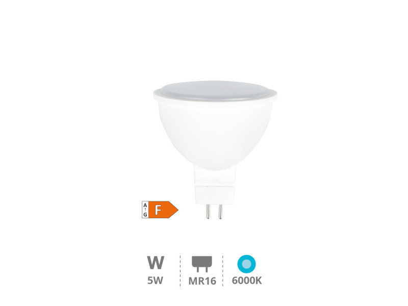 BOMBILLA LED DICROICA 5W MR16 6000K 12V