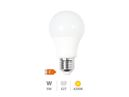 BOMBILLA LED ESTANDAR A55 5W E27 4200K