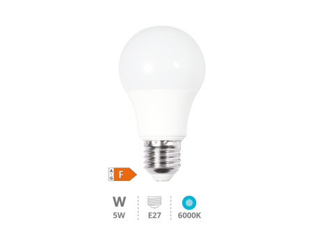 BOMBILLA LED ESTANDAR A55 5W E27 6000K