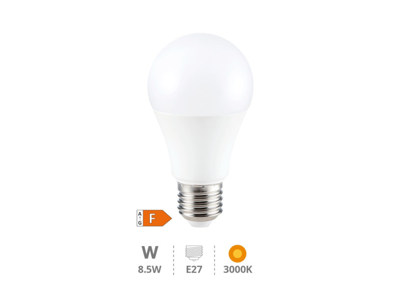 BOMBILLA LED ESTANDAR A60 8.5W E27 3000K