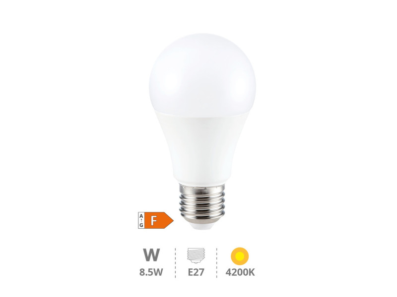 BOMBILLA LED ESTANDAR A60 8.5W E27 4200K