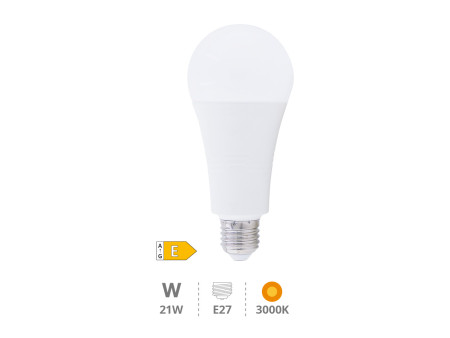 BOMBILLA LED ESTANDAR A70 21W E27 3000K