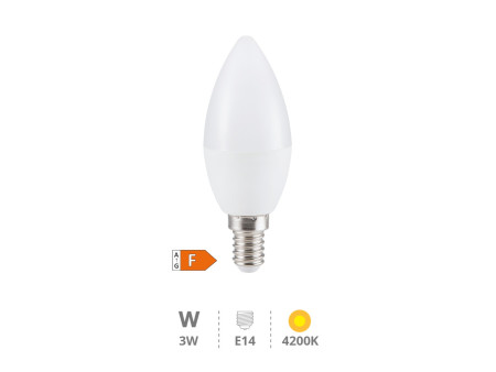 BOMBILLA LED VELA 3W E14 4200K
