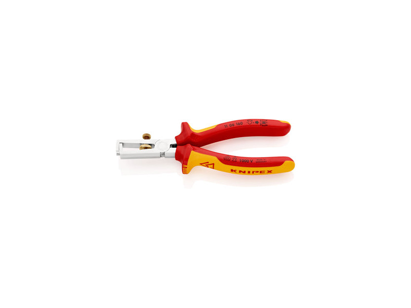 ALICATE PELACABLES 160MM AISLADO ELECTRICAMENTE 1.000V CAPACIDAD 10MM2