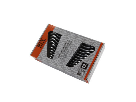 JUEGO 12 LLAVES FIJAS 6X7 - 30X32 ALYCO ORANGE