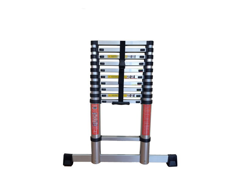 ESCALERA TELESCOPICA PLEGABLE 11PELDAÑOS  3.2M TUBIKA 11