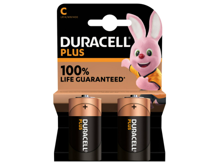 PILA ALCALINA DURACELL PLUS POWER LR14 2 UNIDADES