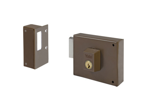 CERRADURA DE SOBREPONER 124-P-80 IZQUIERDA PINTADA