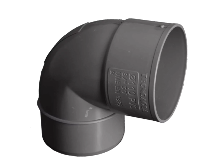 CODO 87º ENCOLAR M-H 90MM PVC EVACUACION