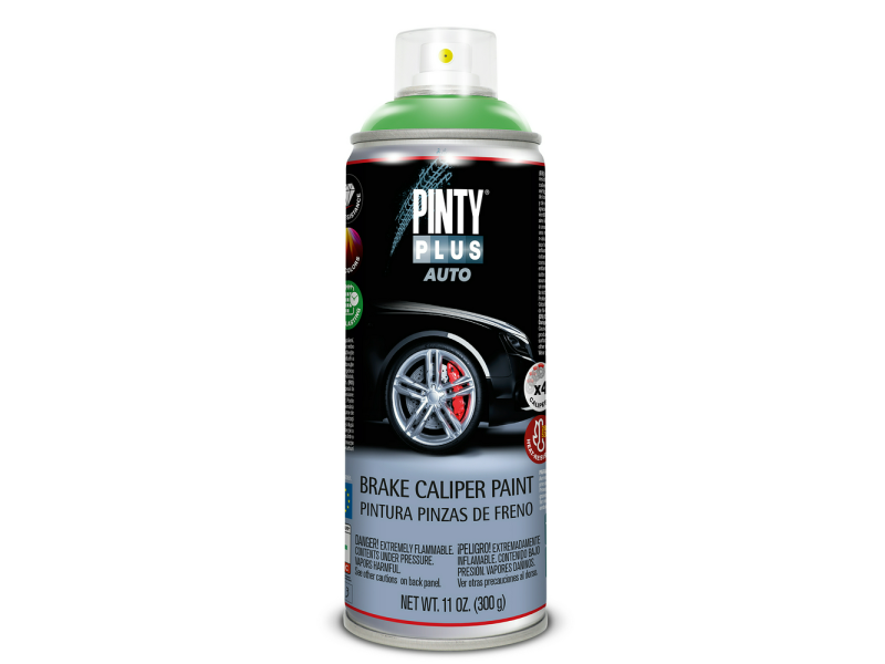 PINTURA EN SPRAY PINTYPLUS AUTO 520cc PINZAS FRENO PF136 VERDE