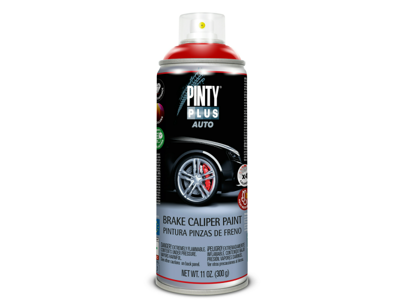 PINTYPLUS AUTO 520CC PINZAS FRENO ROJO PF107