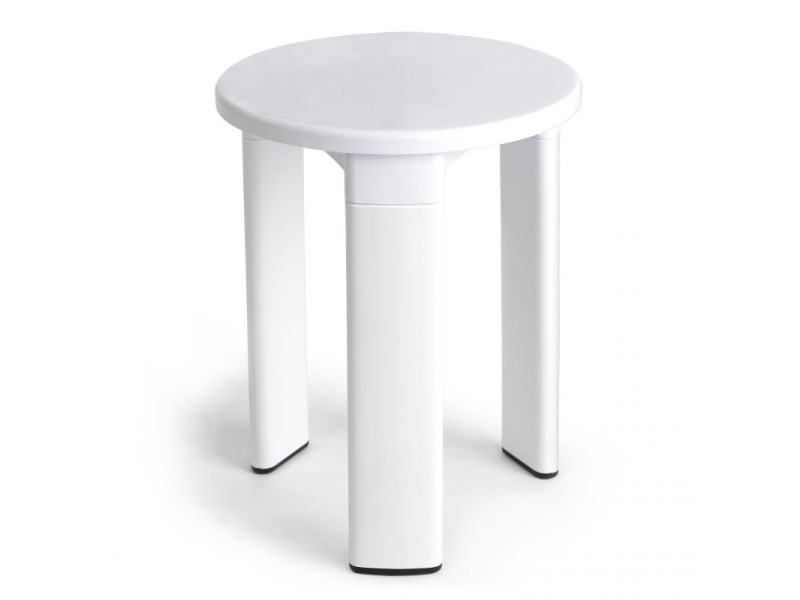 TABURETE DE BAÑO BLANCO
