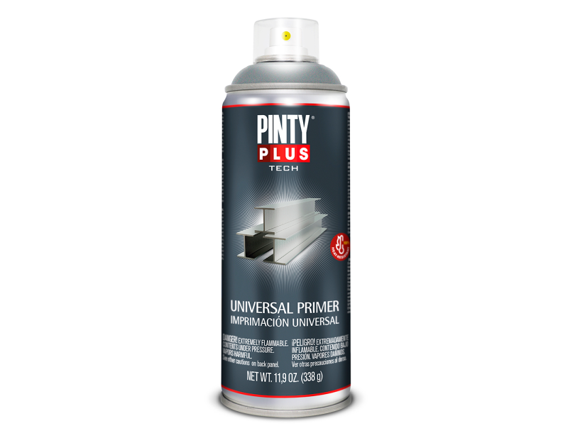 PINTURA EN SPRAY PINTYPLUS TECH 520CC IMPRIMACION UNIVERSAL GRIS I113