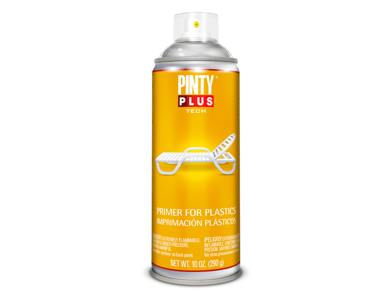 PINTURA EN SPRAY PINTYPLUS TECH IMPRIMACION PLASTICOS 520CC I199 TRANSPARENTE