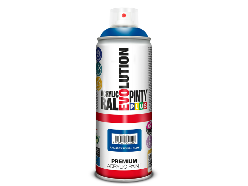 PINTURA EN SPRAY PINTYPLUS EVOLUTION 520 CC RAL 5005 AZUL SEÑALES