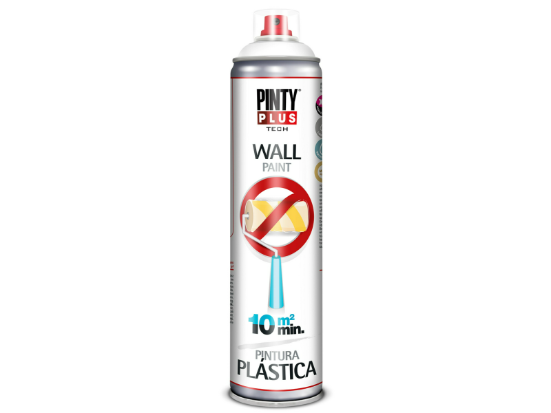 PINTURA SPRAY PINTYPLUS TECH 800CC PINTURA PLASTICA BLANCO RAL 9016
