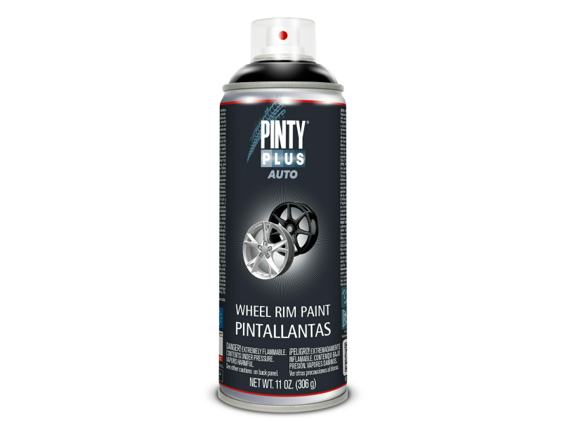 PINTURA EN SPRAY PINTYPLUS AUTO 520CC PINTA LLANTAS L104 NEGRO