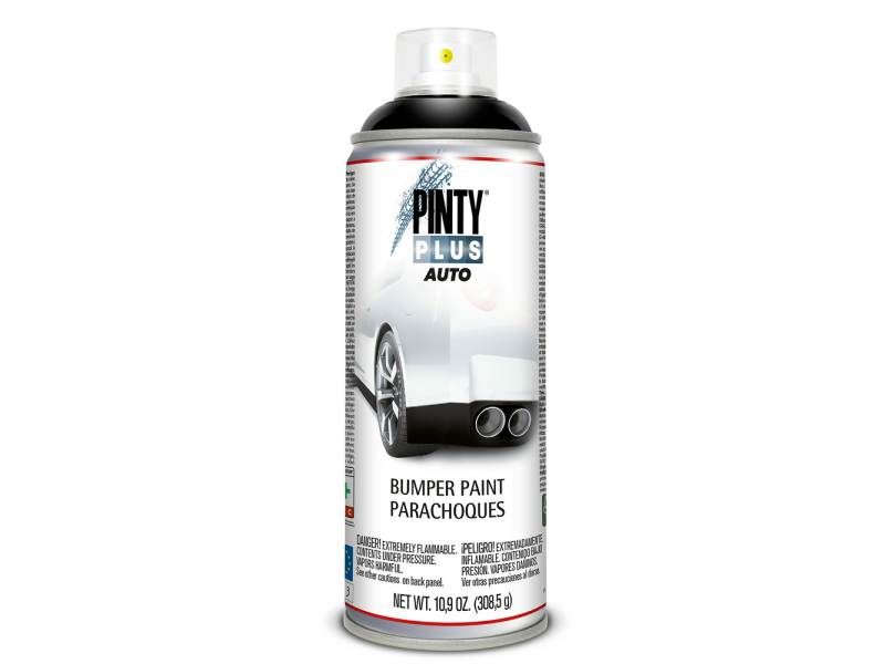 PINTURA EN SPRAY PINTYPLUS AUTO 520CC BUMPER LISO NEGRO BL104