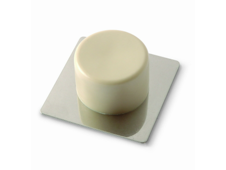TOPE PUERTA ADHESIVO ACERO INOX BEIGE (2 UNIDADES)