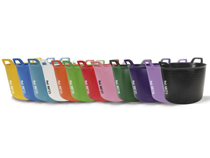 CAPAZO PLASTICO NEGRO 40L