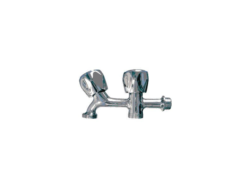 GRIFO LAVADORA - LAVAVAJILLAS DOBLE 1/2 X 3/4 X 3/4 METAL      