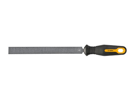 ESCOFINA PLANA MANGO ENGOMADO 200MM 
