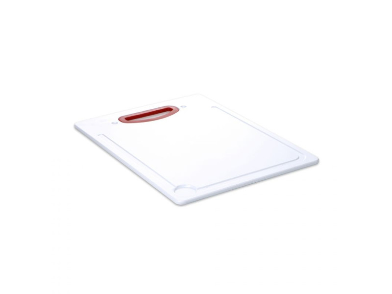 TABLA DE CORTAR MEDIANA BLANCA 240 X 320MM CON ASA BLANCA