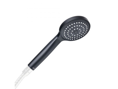 MANGO DUCHA NEGRO VERONA 10CM