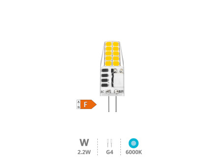 BOMBILLA LED SMD 2,2W G4 6000K 12V
