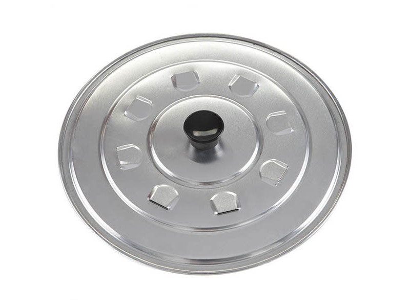 TAPADERA DE ALUMINIO CON DESVAPORIZADORES 24CM