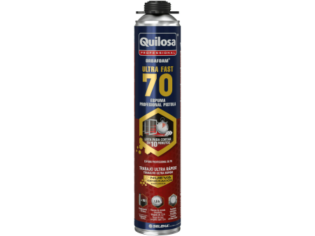 ESPUMA POLIURETANO ORBAFOAM ULTRAFAST 70L 870ML