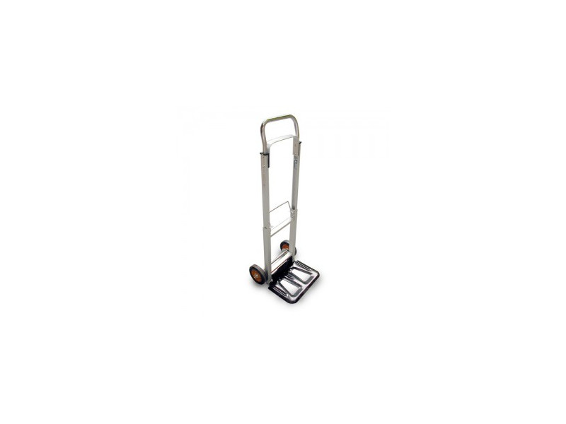 CARRETILLA DE ASA EXTENSIBLE BASE ABATIBLE RUEDAS DE GOMA