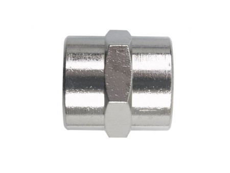 MANGUITO HEMBRA 1/8"-1/8" NIQUEL