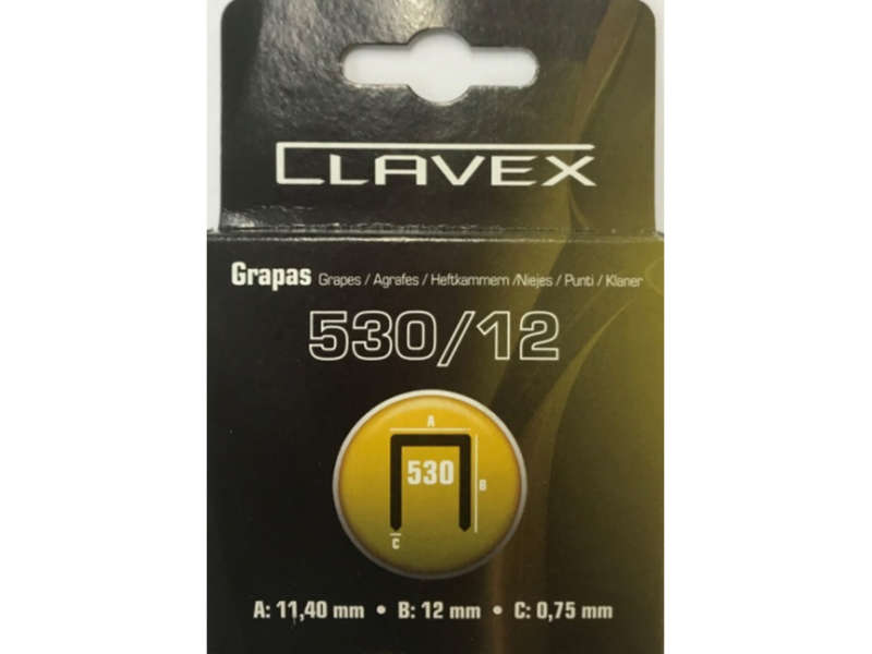 GRAPA RAPID 530 - 12MM 1000UDS