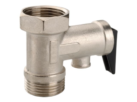 VALVULA SEGURIDAD Y RETENCION CALENTADOR M/H 1/2" CON PURGA 9BAR