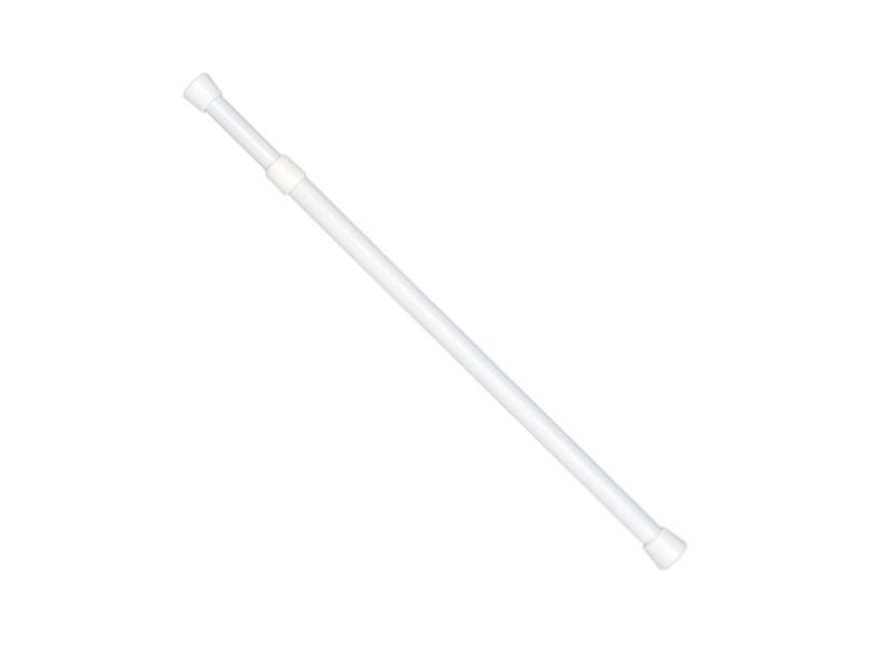 BARRA PORTAVISILLOS EXTENSIBLE 20 - 32CM 8MM BLANCO