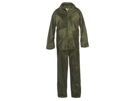 TRAJE AGUA INGENIERO NYLON PVC VERDE L NIVEL